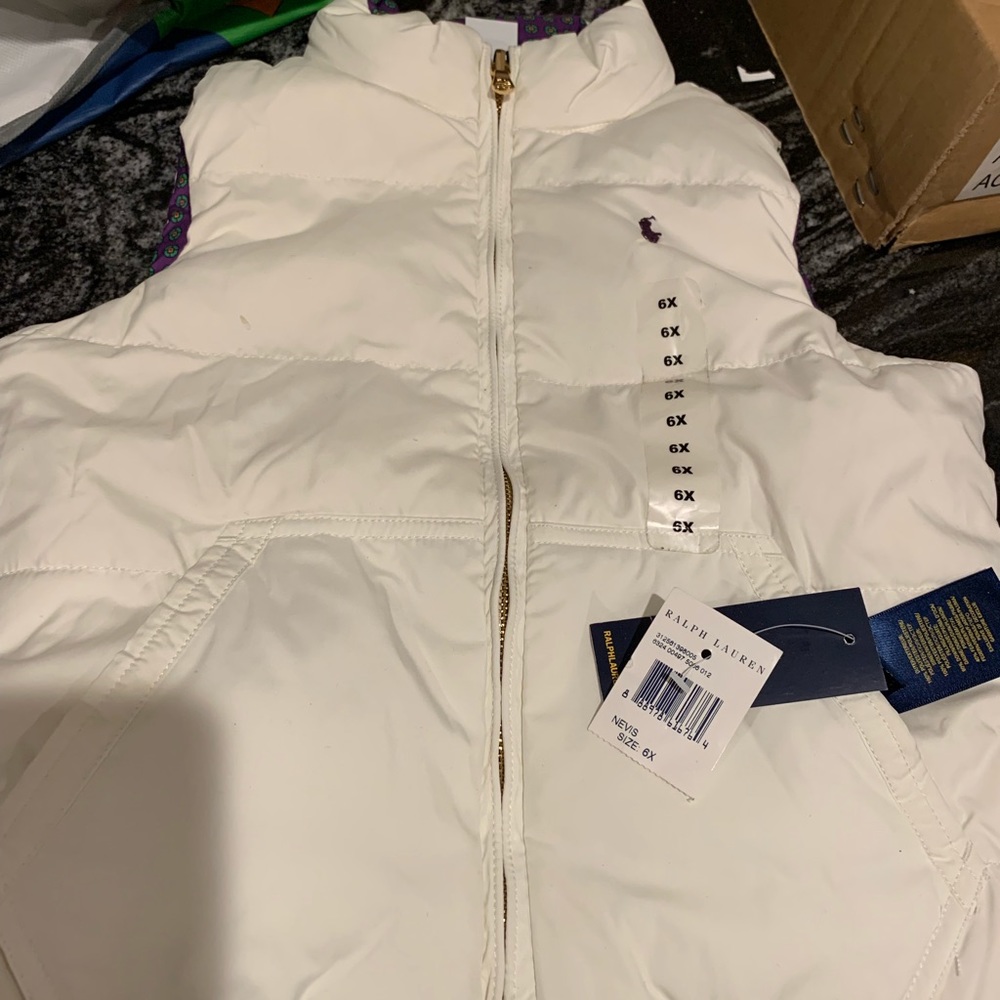 Girls Reversible Polo Vest